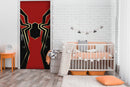 Spider Anime Red and Black Art Self Adhesive Sticker For Door
