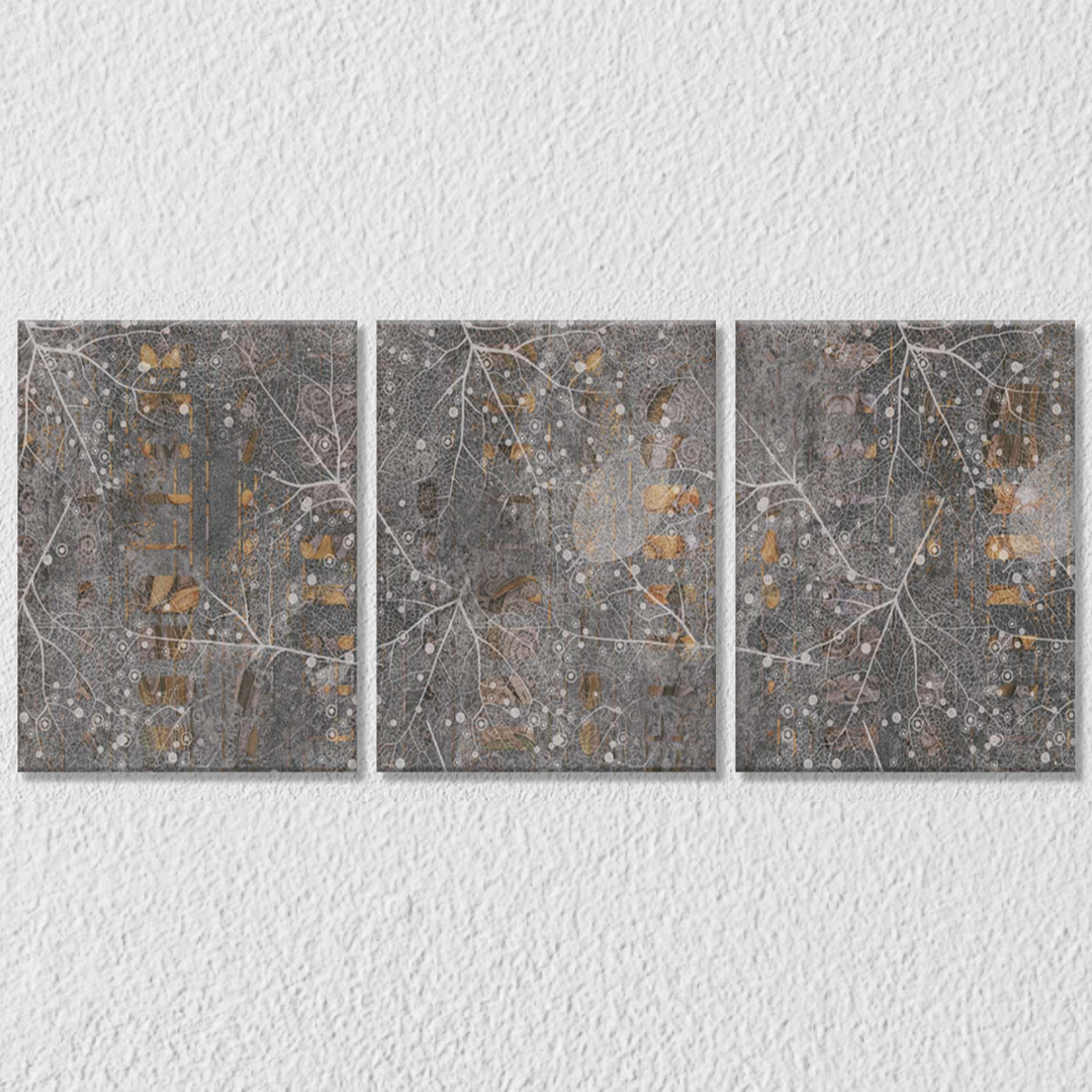 Grey Wall Art, Set Of 3