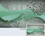 Small butterflies in air art