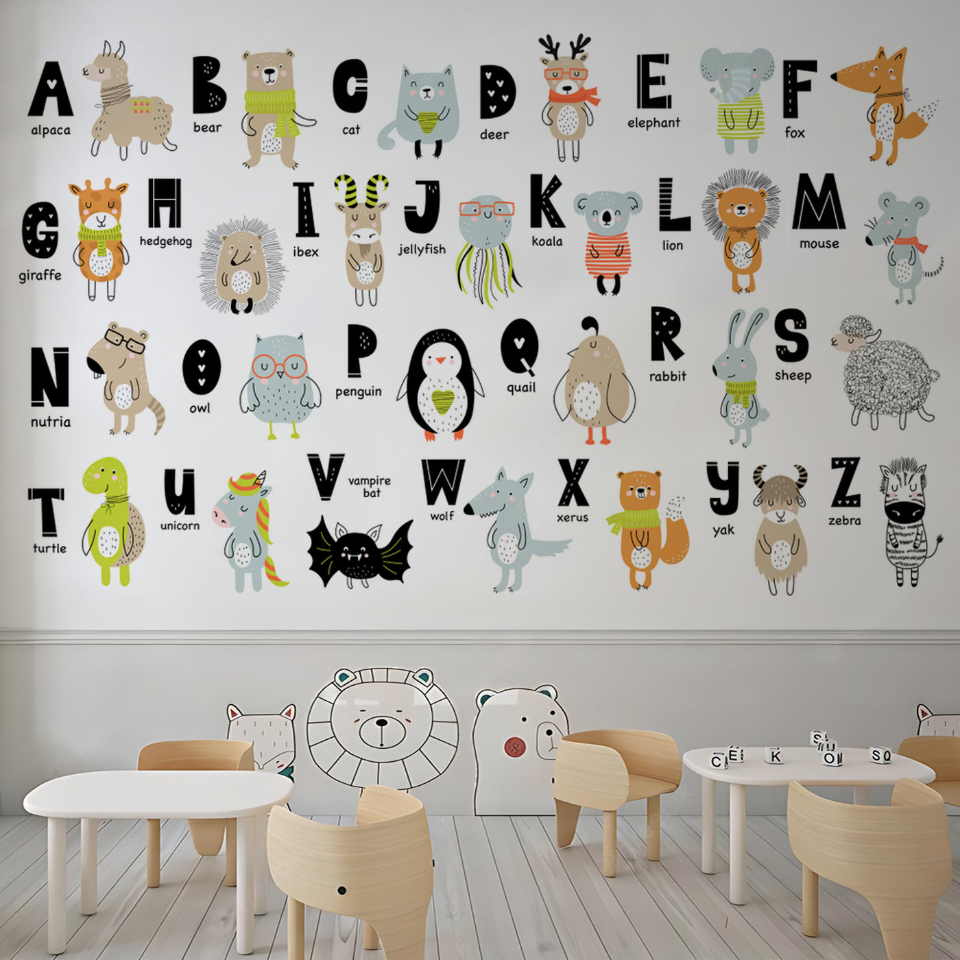 ABC Vector School Wallpaper