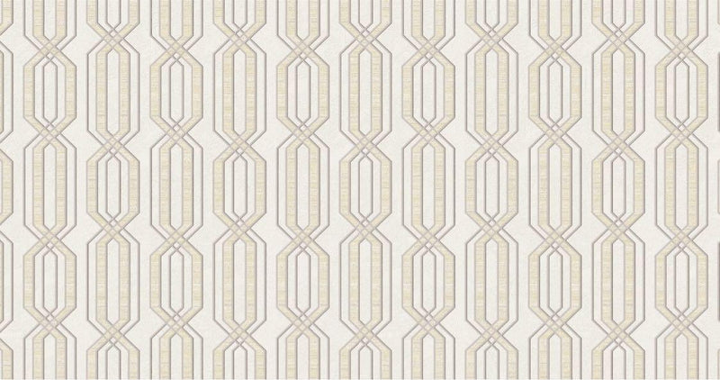 Moksh Geometric Embroidery Wallpaper