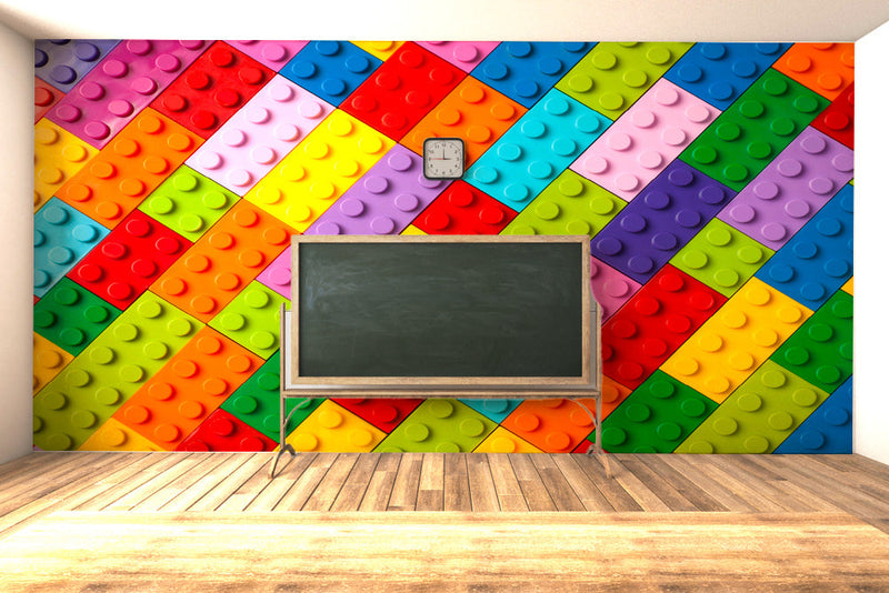 Colourful Blocks Wallpaper