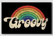 Groovy Rainbow Wall Art