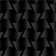 Dotted Triangle Pattern Self Adhesive Sticker For Wardrobe