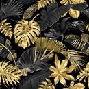 Golden Leafs Design Self Adhesive Sticker For Cabinet