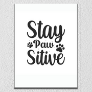 Pawsitive wall art