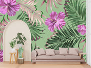 Vector Leaf Abstract Background Customized Wallpaper