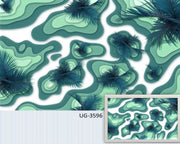 Green leaf art