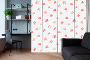 Pink Om Word Art Self Adhesive Sticker For Wardrobe