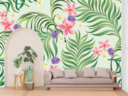 Hibiscus And leaves Customized Wallpaper