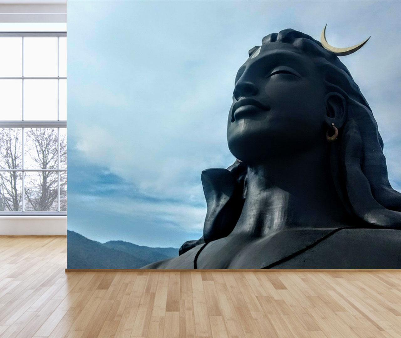 Shiva Grey Face Wallpaper