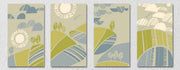 Nature Landscape Wall Art 14, Set Of 4