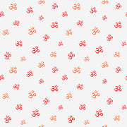 Pink Om Word Art Self Adhesive Sticker For Wardrobe