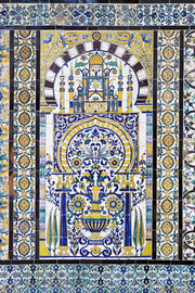 Blue And White Porcelain Ceiling Wallpaper
