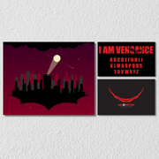 Batman Wall Art, Set Of 3
