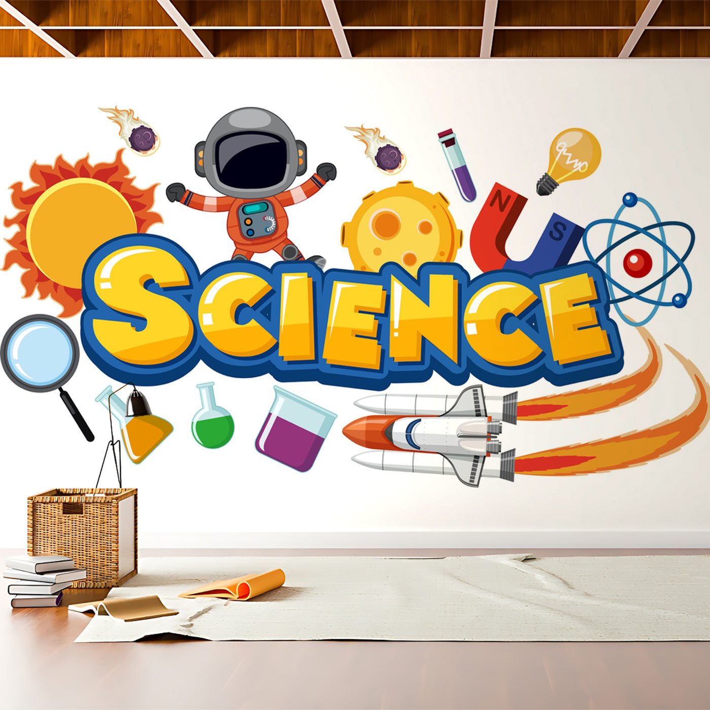 Cartoon Science Wallpaper