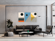 Bauhaus Art, Set Of 3
