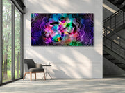 Om In Colour Shades Self Adhesive Sticker Poster