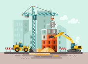 Crane Dump Truck Wallpaper