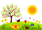 Nature Doodle Wallpaper