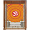Om In Yellow Mandala Art Self Adhesive Sticker Poster