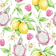 Yellow Pink Fruits Customize Wallpaper