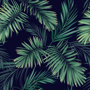 Leafs In Dark Shaded Design Self Adhesive Sticker For Cabinet