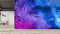 Blue Lilac Face Sculpture Wallpaper