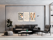 Minimalist Art, Set Of 3