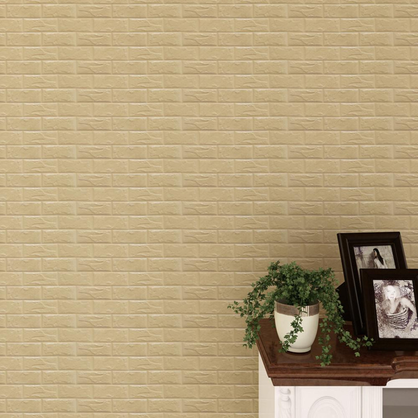 Beige 3D Foam Panel