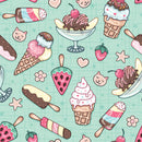 Cake Pastry Self Adhesive Sticker For Refrigerator
