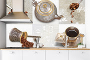 Beautiful Kitchen Tiles Pattern Customised Wallpaper