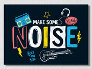 Pop Colours Music Quote Wall Art