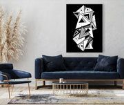 Symmetrical Asymmetrical Art Canvas