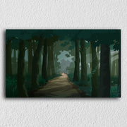 Cartoon Pathway Canvas