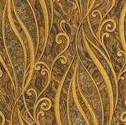 Romania 3D Golden Mural Wallpaper