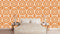 Orange Circle Pattern Wallpaper