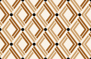Brown Shaded Dimond Design Self Adhesive Sticker For Wardrobe