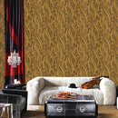 Romania 3D Golden Mural Wallpaper