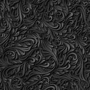 Black 3D Art Design Self Adhesive Sticker For Cabinet