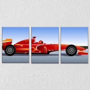 F1 Racing Wall Art, Set Of 3