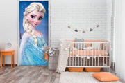 Elsa Anime Self Adhesive Sticker For Door