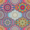 Beautiful Mandala Art Self Adhesive Sticker For Refrigerator