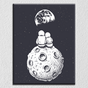 Astronaut Chilling Art