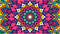 Pink Mandala Round Pattern Art Self Adhesive Sticker For Table