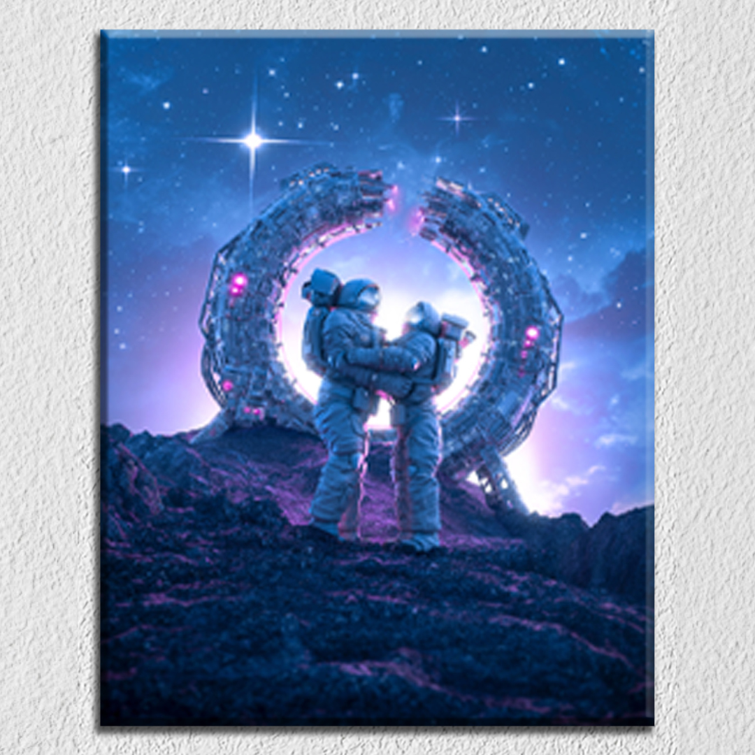 Astronaut Love Art