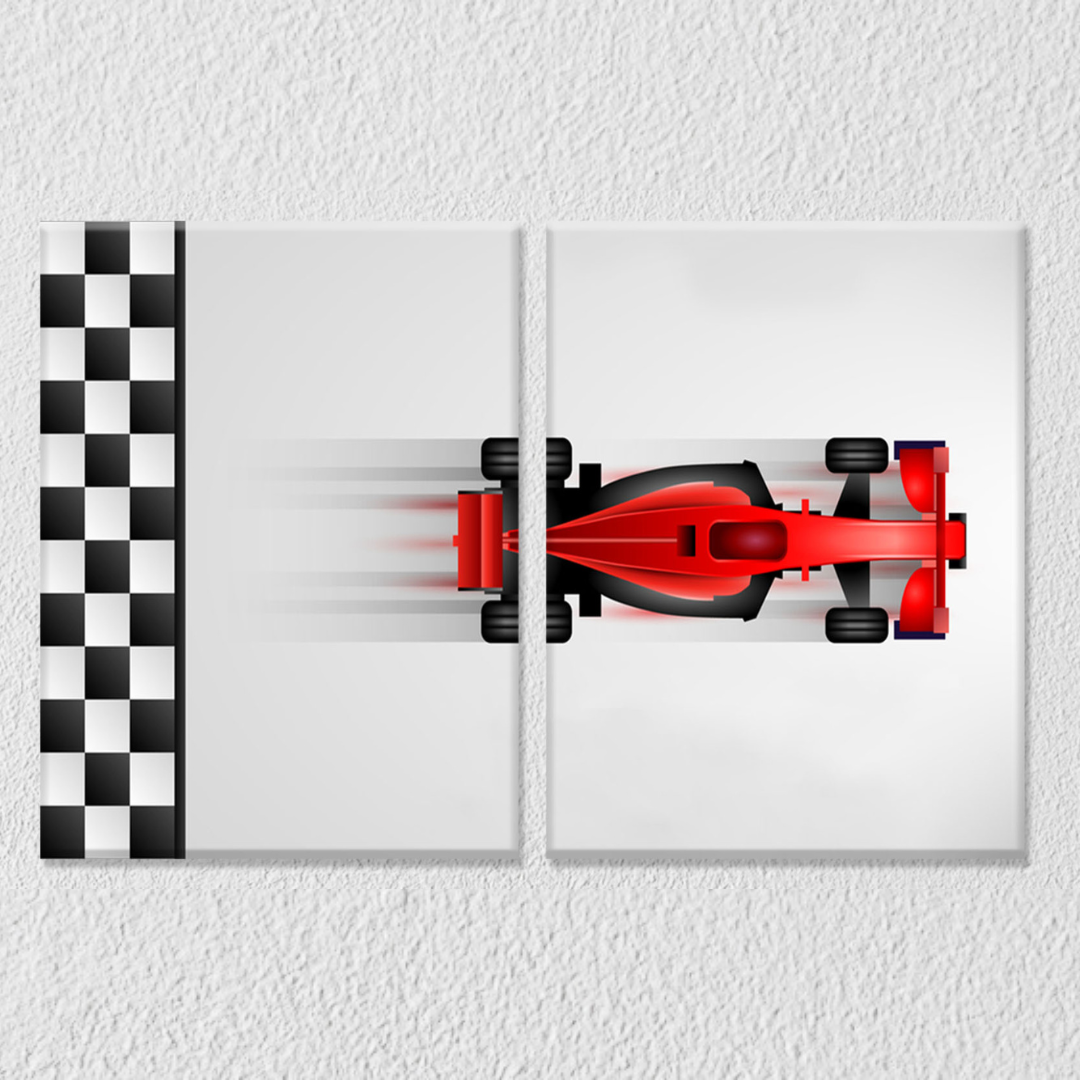 F1 Racing Wall Art, Set Of 2