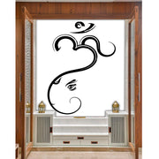 Om With Ganesh Sketch Self Adhesive Sticker Poster