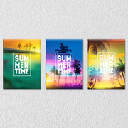 Sunset And Sunrise Wall Art 23, Set Of 3