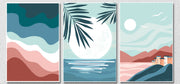 Nature Landscape Wall Art 19, Set Of 3